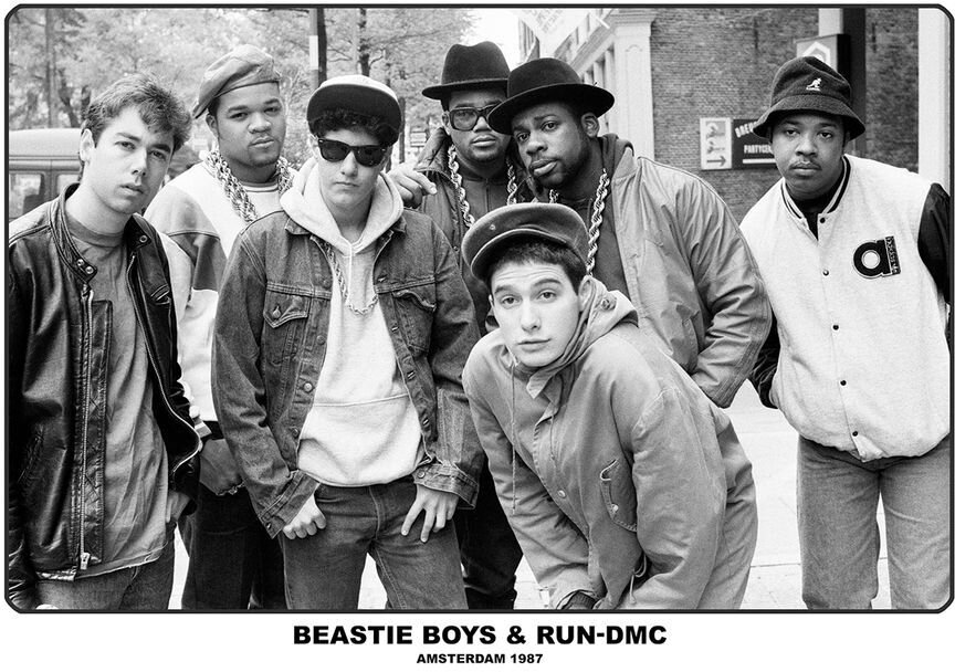 Beastie Boys & Run-DMC - Amsterdam 1987 Poster