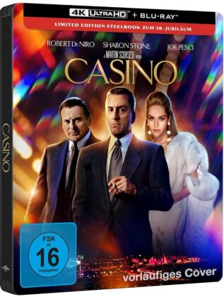 Casino (1995) (30th Anniversary Edition, Limited Edition, Steelbook, 4K Ultra HD + Blu-ray)