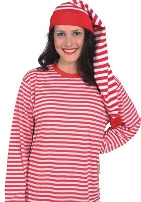 Zipfelmütze rot-weiss