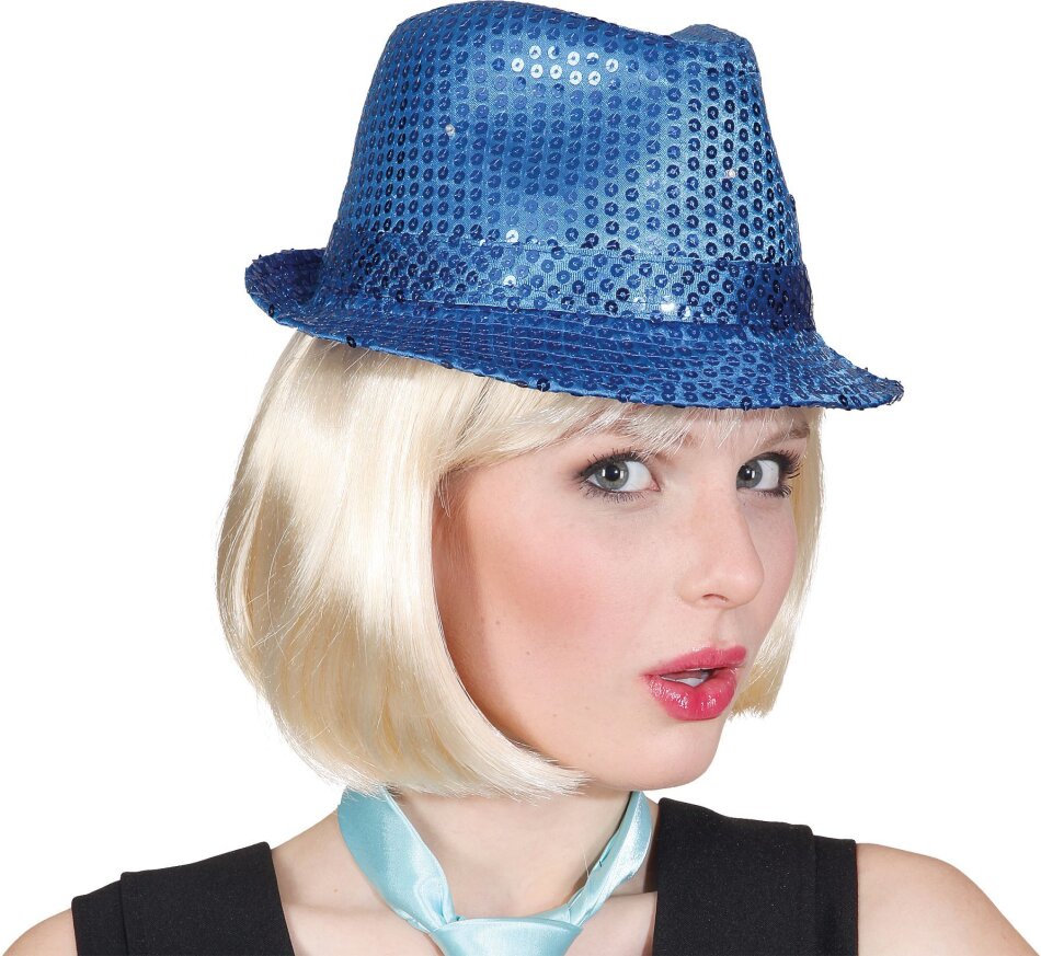 Discoqueen blau Hut