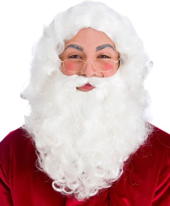 Santa/Weihnachtsmann Bart deluxe (nur Bart)