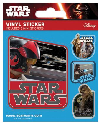 Star Wars - Restistance Retro Vinyl-Aufkleber