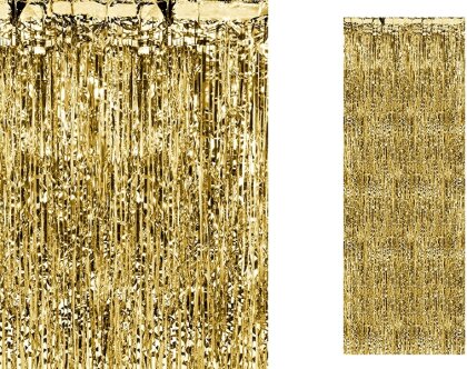 Vorhang gold Deko