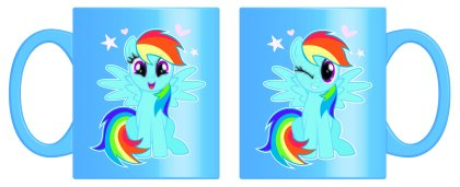 My Little Pony Rainbow Dash Keramiktasse