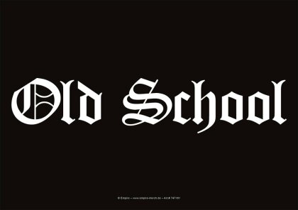 Old School Sticker