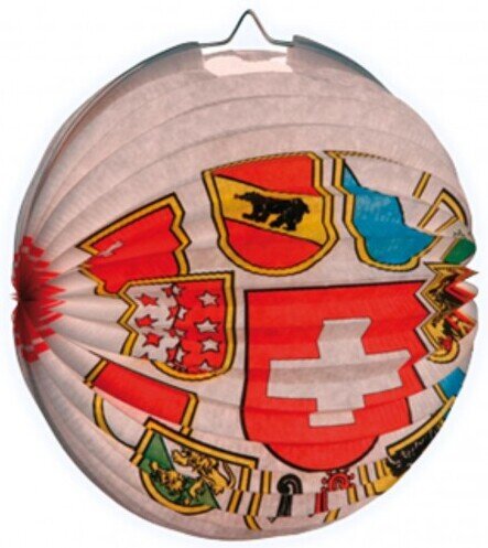 Lampion mit Kantonswappen