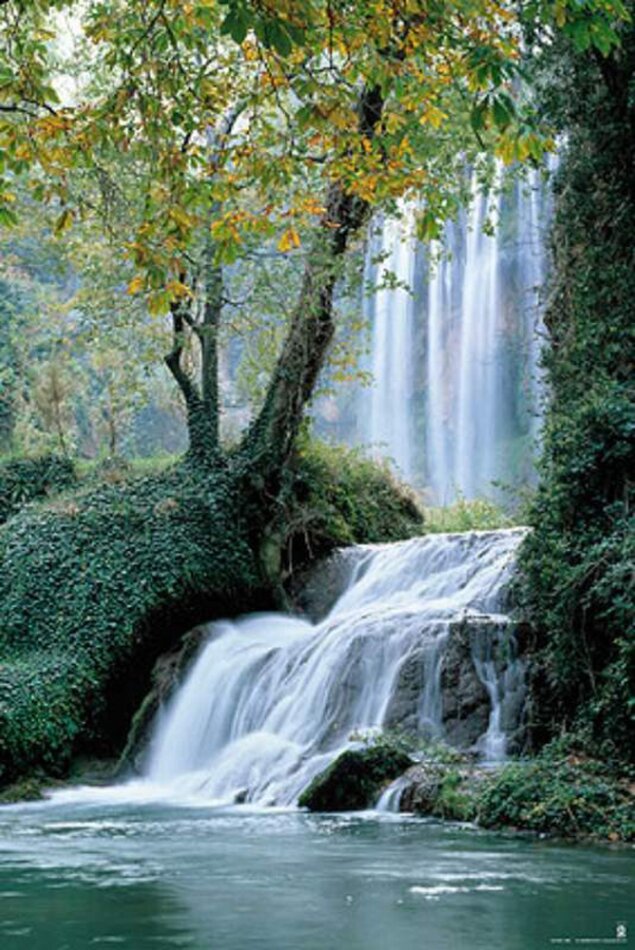 Wasserfall Poster