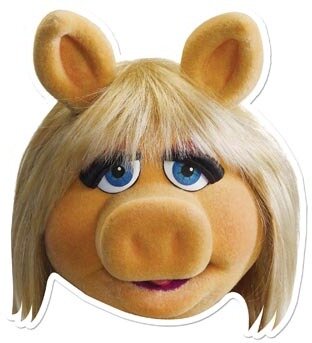 Muppets Miss Piggy Party-Maske