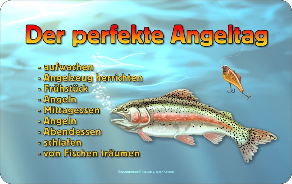 Der perfekte Angeltag BRETTCHEN