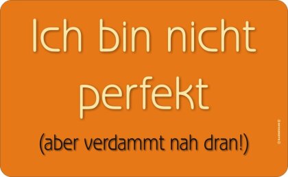 Ich bin nicht perfekt (aber verdammt nah dran!) BRETTCHEN