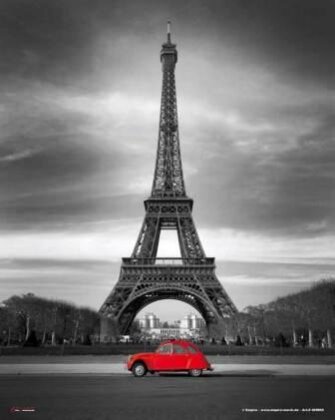 Paris Red 2 CV Mousepad