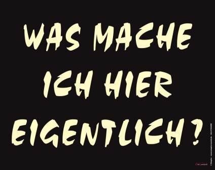 Was mache ich hier eigentlich? Mousepad