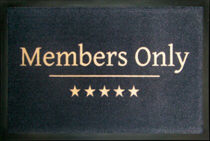 Members Only - Fussmatte