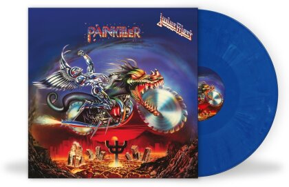Judas Priest - Painkiller (2025 Reissue, Sony, Blue & White Marble Vinyl, LP)