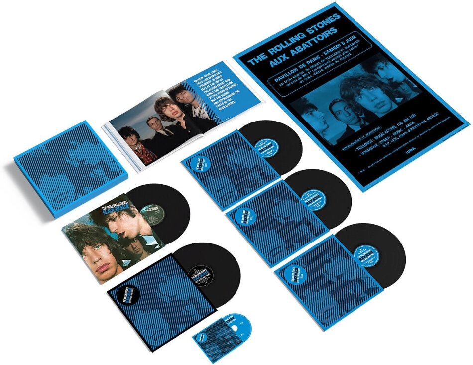 The Rolling Stones - Black And Blue 2025 Reissue, Limited Boxset, Steven Wilson Mix, Polydor, Audio Only, 5 LP + Blu-ray