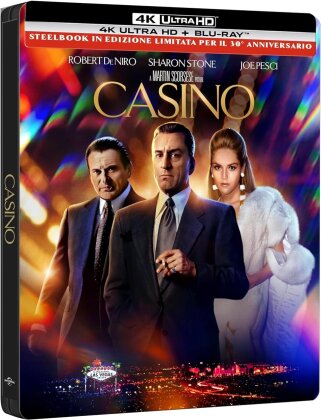 Casinò (1995) (Edizione Limitata 30° Anniversario, Steelbook, 4K Ultra HD + Blu-ray)