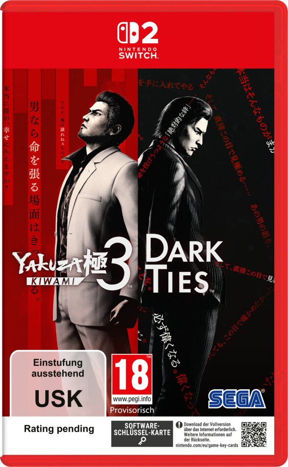 Yakuza Kiwami 3 & Dark Ties - (Game Key Card)