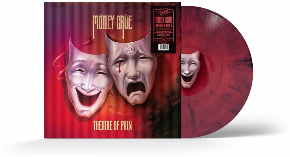 Mötley Crüe - Theatre Of Pain (2025 Reissue, CH Exclusive, BMG Rights, 40th Anniversary Edition, Red Wave Vinyl, LP)