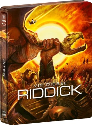 Riddick (2013) (Édition Limitée, Steelbook, 4K Ultra HD + 2 Blu-ray)