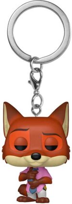 Zoomania 2 Pocket POP! Vinyl Schlüsselanhänger 4 cm Nick Wilde Display (12)