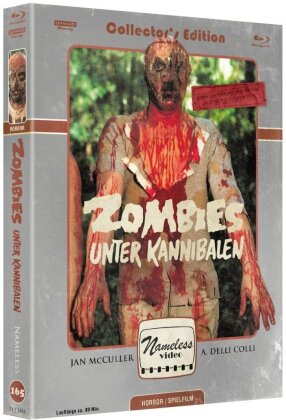 Zombies unter Kannibalen (1980) (Cover C, Limited Collector's Edition, Mediabook, 4K Ultra HD + 2 Blu-rays + CD)