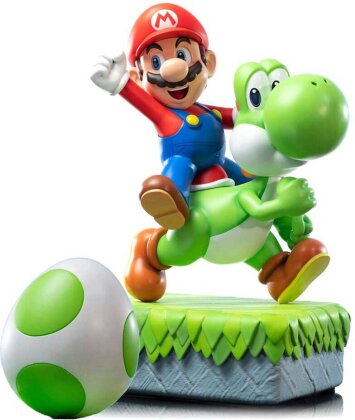 Super Mario Statue Mario & Yoshi Exclusive Edition 48 cm