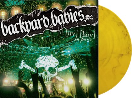 Backyard Babies - Live Live In Paris (2025 Reissue, Music On Vinyl, Limited Edition, Yellow Marble Vinyl, LP)