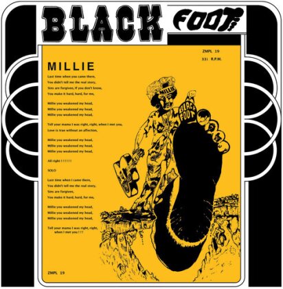 Blackfoot - Millie (2025 Reissue, Zambia Music Parlour, LP)