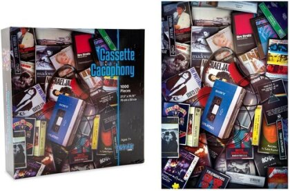 80S Cassette Music 1000-Piece Jigsaw Puzzle