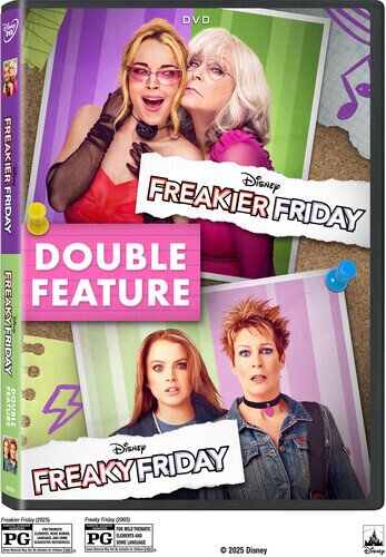 Freakier Friday (2025) / Freaky Friday (2003) - Double Feature 2 DVDs