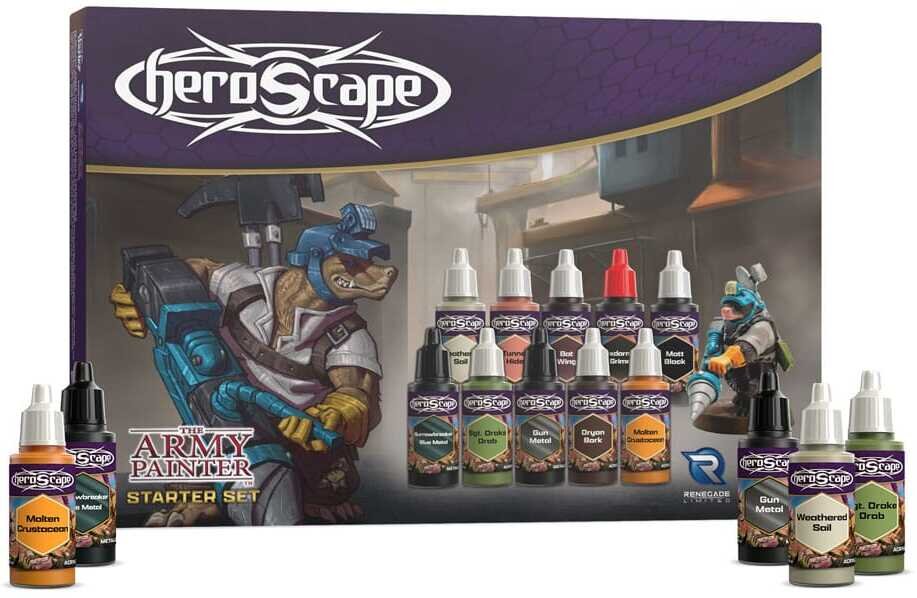 Heroscape Paint Farben-Set zum Bemalen von Miniaturen Army Painter Starter Set