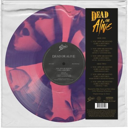 Dead Or Alive - You Spin Me Round (Like A Record) (2025 Reissue, Music On Vinyl, 40th Anniversary Edition, Colored, 12" Maxi)