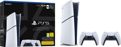 Sony PlayStation 5 Konsole - Digital-Edition - 2x DualSense Bundle