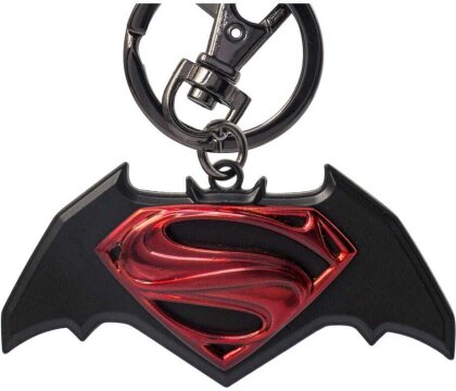 DC Comics Zinn-Schlüsselanhänger Batman vs. Superman Logo