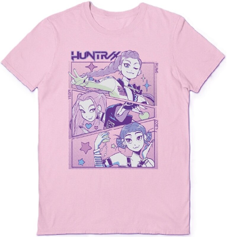 T-shirt - Huntrix Light Pink - KPop Demon Hunters - XL
