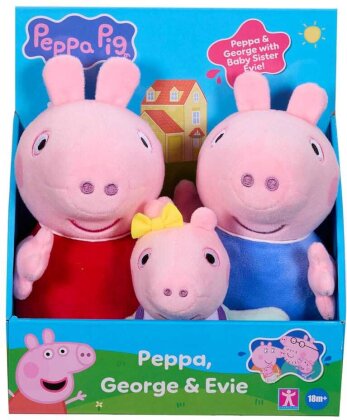 Peppa Pig Plüschfiguren 3er Pack