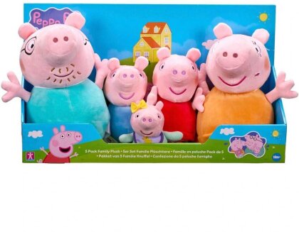 Peppa Pig Plüschfiguren 5er Pack