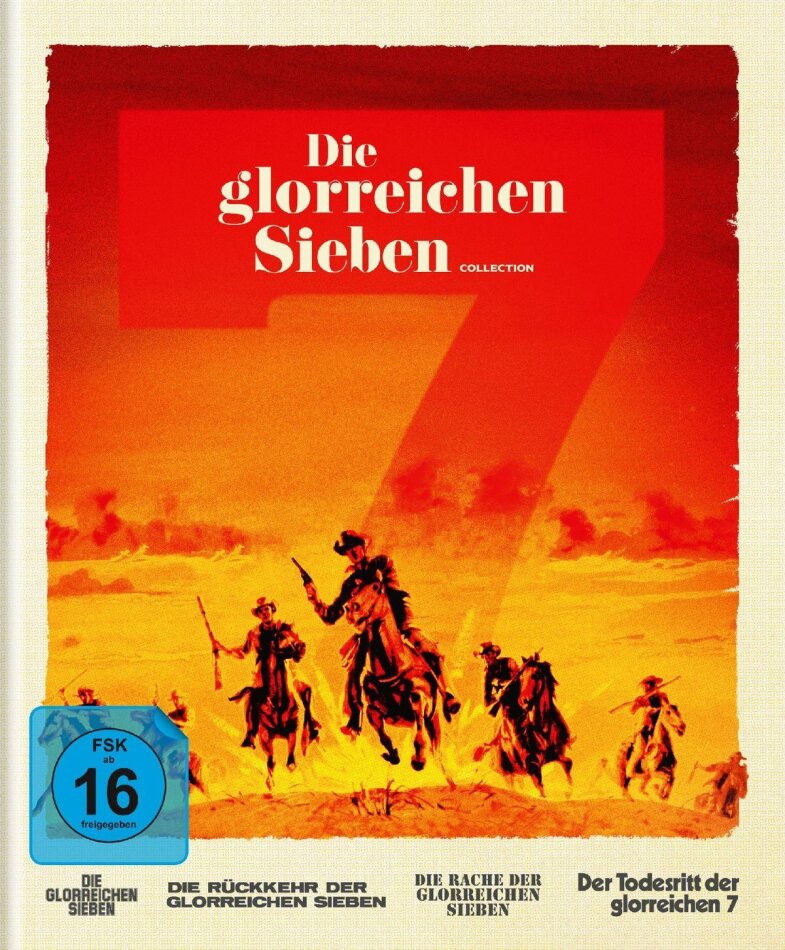 Die glorreichen Sieben Collection Digibook, Limited Edition, Mediabook, 4K Ultra HD + 5 Blu-rays