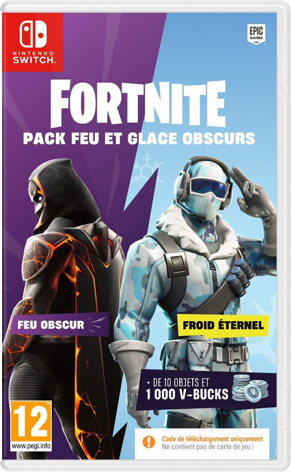 Fortnite – Pack Feu Et Glace Obscurs - (Code in a Box)