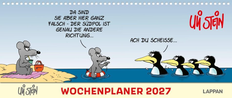 Uli Stein Wochenplaner 2027 - Tischkalender