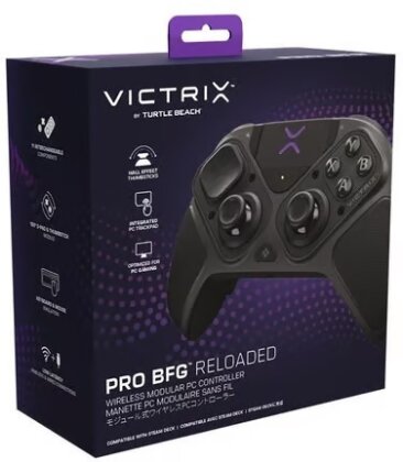 Manette modulaire sans fil Victrix Pro BFG Reloaded pour Windows 10/11 et Steam Deck