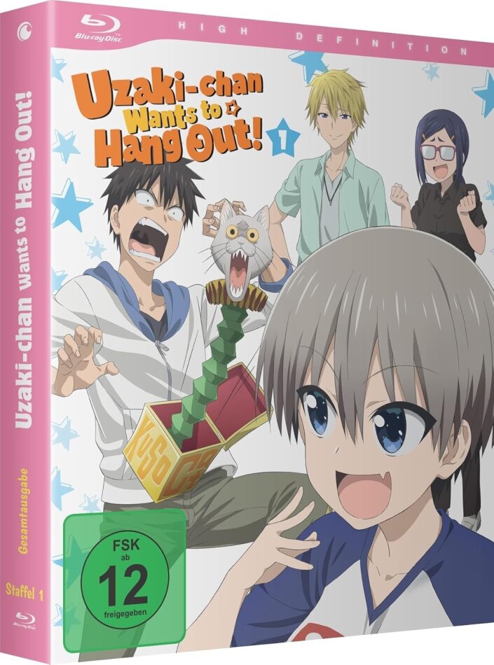 Uzaki-chan Wants to Hang Out! - Staffel 1 Gesamtausgabe, 2 Blu-rays