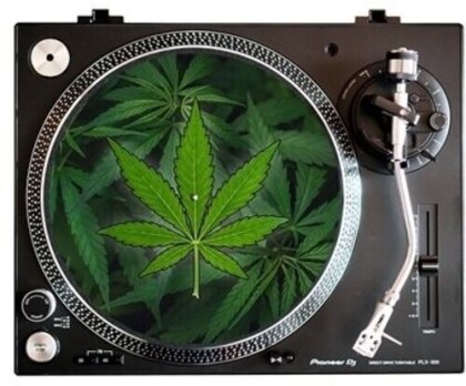 Marijuana Graphic Turntable Slip Mat