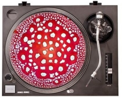 Red Mushroom Cap Graphic Turntable Slip Mat