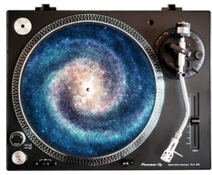 Spinning Galaxy Graphic Turntable Slip Mat