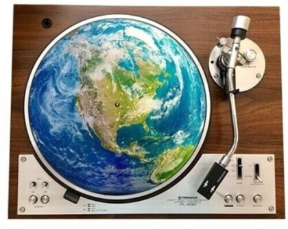 Planet Earth North America Turntable Slip Mat