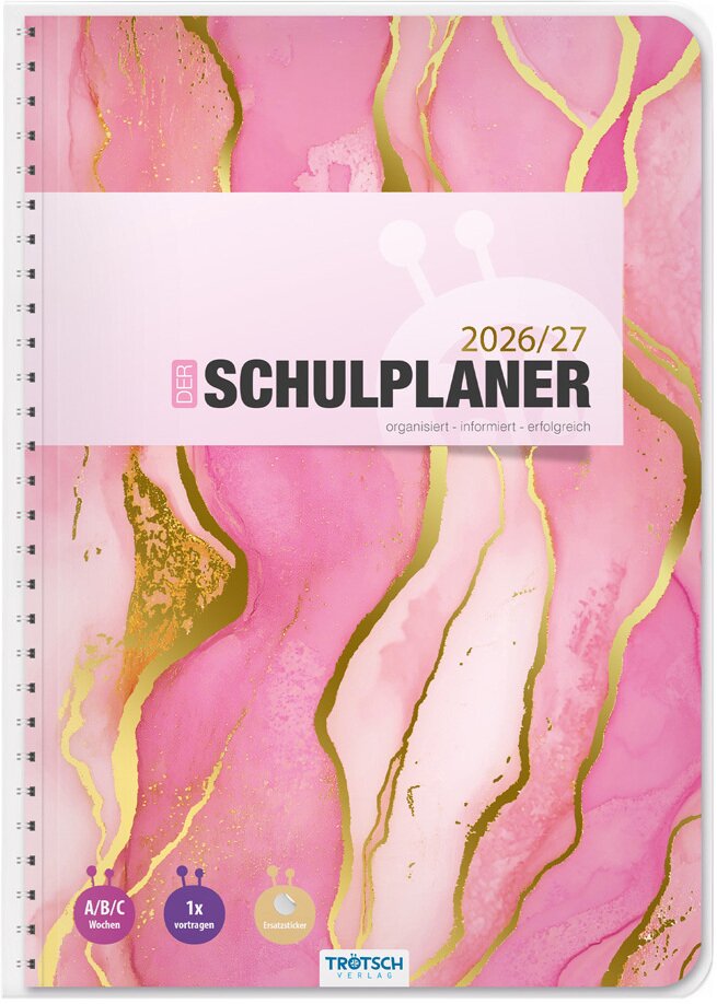 TRÖTSCH - Schulplaner Pink 26/27