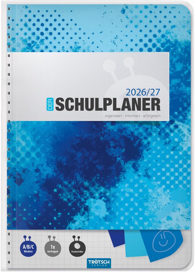 TRÖTSCH - Schulplaner Blau 26/27