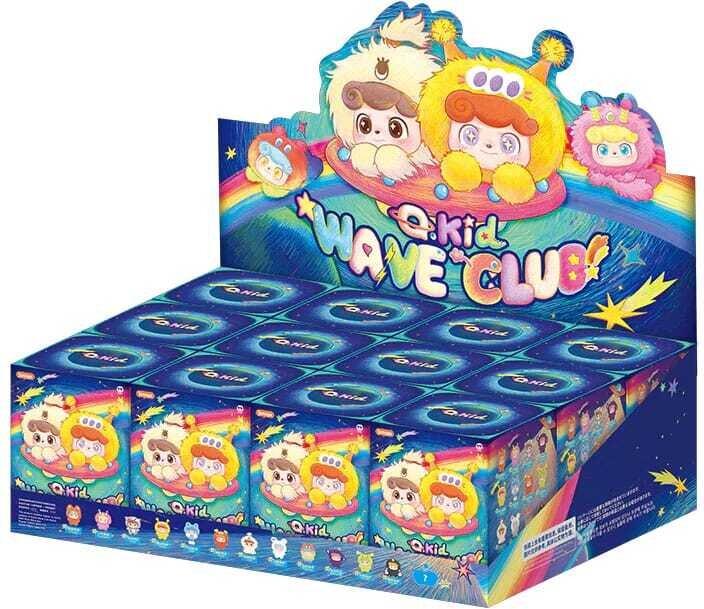 QKid - Wave Club Series Blind Box Figur 8 cm Display (12)