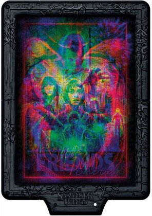 Stranger Things Metamorphic Art Collection Puzzle mit Leucht-Effekt The Upside (520 Teile)